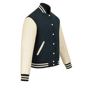 Veste de baseball en cuir respirant à séchage rapide de qualité supérieure pour hommes, design personnalisé, streetwear, veste d'hiver - Product Image 3