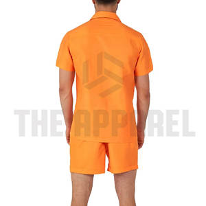 Ensemble deux pièces personnalisé pour hommes, ensemble deux pièces pour hommes, couleur unie, t-shirt à manches courtes fin et short pour l'été, idéal pour le fitness - Product Image 6