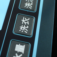 Adesivo Impermeabile in Policarbonato Marca PS per Lavatrici, Serigrafia Personalizzabile, Modello Pana Prodotto a Taiwan
