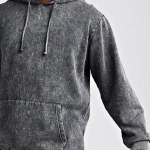 Conjunto de Chándal OEM Streetwear para Hombre, con Logotipo Personalizado, de Tejido Pesado, Lavado Ácido, Estilo Vintage y Efecto Desgastado - Product Image 3