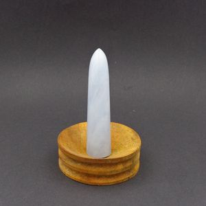 Varita de Cristal de Calcita Azul Natural, Masajeador Pulido a Mano, Piedra Preciosa Curativa para Reiki, Meditación, Terapia de Energía de Chakras, Religiosa - Product Image 5