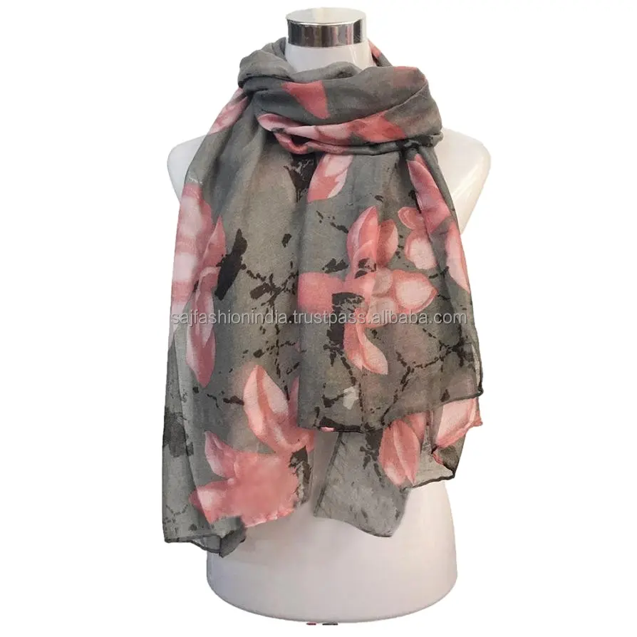Op Maat Gemaakte Katoenen Sjaal Sjaals Dames Stola Beste Kwaliteit En Sjaals Voor Winters Designer Premium Kwaliteit Sjaal