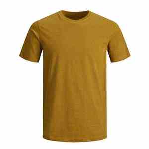 T-shirt pour homme en coton 100% respirant à séchage rapide, surdimensionné, taille plus, avec impression graphique personnalisée 220GSM - Product Image 1
