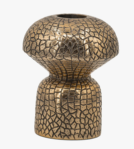 Fancy New Design Decoration Lo último en decoración moderna de aluminio y oro Lujo Mejor calidad Color dorado Diseñador Florero - Product Image 2