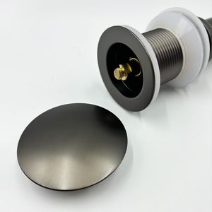 Tappo a scomparsa per lavabo da bagno senza troppopieno in acciaio inox 304 per lavabo a ciotola, lavabo da appoggio, lavabo da balcone - Product Image 6