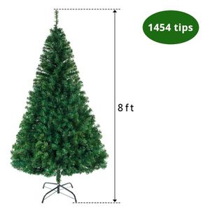 8FT Christmas <b>Tree</b> with 1138 <b>Branches</b> for Festive Decorations - Product Image 2