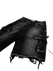 Summer New <b>Men</b> Fashion <b>Stretch</b> Causal Short Jeans Denim Shorts Blue Black Denim Streetwear Shorts 2026 - Product Image 2