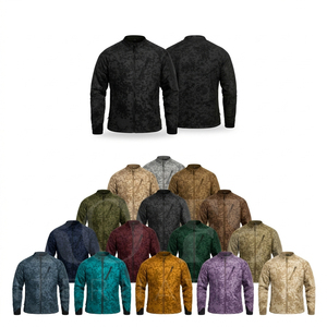 Premium Latest Design Camouflage Full <b>Zip</b> Stand Collar Long Sleeve Outdoor Work Jacket Lightweight Breathable Printed Jacket - Product Image 1