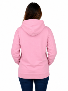 Sudadera con Capucha de Cara de Gato Rosa, Unisex, Informal, de Forro Polar, Talla Grande, Largo Regular, Diseño de Dibujos Animados con Estampado Frontal - Product Image 4