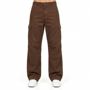 Pantalons cargo coupe décontractée, pantalons cargo délavés, pantalons cargo noirs pour les détaillants de vêtements - Product Image 4