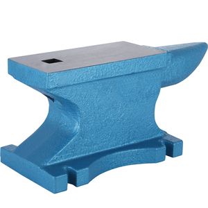 Incudine in Ghisa a Corno Singolo da 55 Libbre per Fabbroia e Oreficeria, Incudine Robusta a Corno che Resiste a Colpi Forti, Colore Nero - Product Image 4