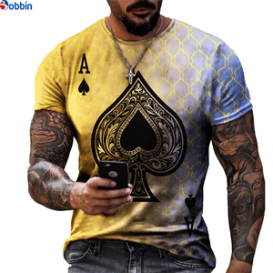 T-shirt à impression par sublimation, t-shirt à manches courtes pour homme et femme, t-shirt décontracté à impression 3D créative, col rond, design graphique - Product Image 4