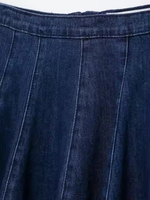 Jupe en jean stretch droite et ajustée pour femme, personnalisée, de haute qualité, unie, style streetwear vintage, délavée claire, décontractée, pour soirée et été