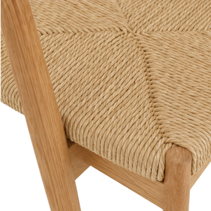 Ensemble de salle à manger en teck artisanal de luxe ARTERRA, design scandinave moderne, table et chaises pour la maison, la cuisine, le restaurant - Product Image 5