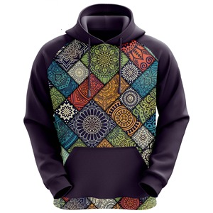 เสื้อฮู้ดดี้ผ้าฝ้ายแท้ 100% สไตล์หรูหรา สำหรับผู้ชาย แบบซับลิเมชั่น สำหรับฤดูหนาว รับผลิตแบบ ODM ขายส่ง - Product Image 1