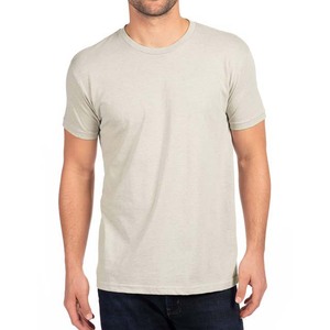 T-shirts de sport respirants pour hommes en coton 100% uni, coupe classique, manches courtes, pour la musculation, avec empiècement avant - Product Image 4