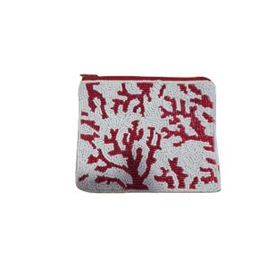 Luxury Handmade Beaded Coin Pouch Bag <b>Small</b> Embroidered Zipper Closure Soft Feature Gift for <b>Ladies</b> Fashionable Coin <b>Purse</b> - Product Image 1