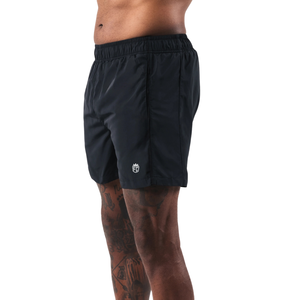 กางเกงว่ายน้ำผู้ชายแบบสปอร์ต แห้งเร็ว น้ำหนักเบา เอวยางยืด เหมาะสำหรับชายหาด สระว่ายน้ำ และเล่นเซิร์ฟ รับผลิตตามแบบ (OEM) ขายส่ง - Product Image 4