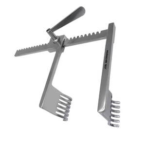 Retractor de huesos Instrumento quirúrgico ortopédico multifuncional con 6 puntas Distractor lumbar y de costillas manual para columna vertebral - Product Image 5