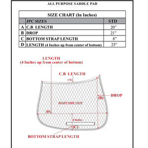 Tapis de selle matelassé en vison de luxe élégant, extérieur en coton, rembourrage en polyester, tapis de selle polyvalent pour le saut d'obstacles, imperméable - Product Image 2