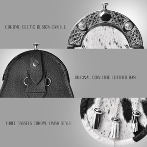 เข็มขัดหนังแท้แบบดั้งเดิมสำหรับบาสซูน  แบบฮายแลนด์คิลท์  รับผลิตแบบ OEM ODM - Product Image 3