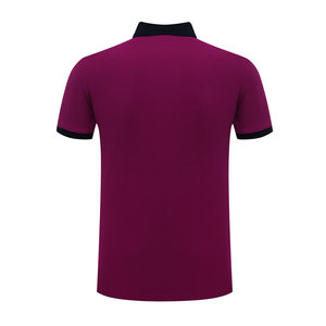 เสื้อโปโลผู้ชายปักโลโก้ตามสั่ง ผ้าฝ้าย 100% สำหรับเสื้อยืดโปโลแบบเรียบ เสื้อยืดกอล์ฟแบบถัก เสื้อยืดเปล่าสไตล์ทางการ - Product Image 2