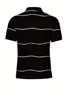 Latest Design Printed Knitted Jersey Men's Plus Size Summer Casual Shirts Breathable Eco-Friendly 100% Cotton Quick Dry Short - Product Image 3