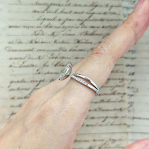 Bague de fiançailles en or 14 carats avec diamant CVD taille marquise de 2 carats, sertie de griffes, pour femme, bague de mariage et de mariée en or 14 carats, diamant de laboratoire - Product Image 2