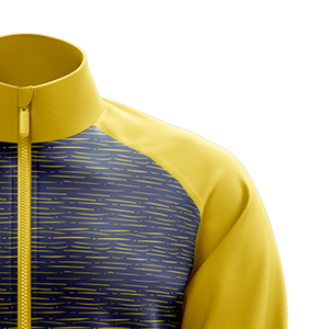 Ensemble de survêtement de sport imprimé, veste et pantalon athlétiques avec tissu à séchage rapide, design de motif personnalisé pour l'entraînement et les matchs - Product Image 5