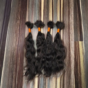 ผมมนุษย์แท้ไม่ผ่านการหลุดร่วงผมคนอินเดีย - Product Image 1