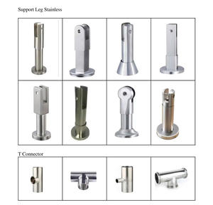 Support de connecteur abordable en forme de T en acier inoxydable 304 pour les installations et les installations de séparation des toilettes des toilettes des hôpitaux - Product Image 6
