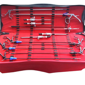 Stainless Steel Laparoscopy <b>Instrument</b> Set With Forceps And Scissors Complete Kit Silver <b>Laparoscopic</b> <b>Instrument</b> Set - Product Image 6