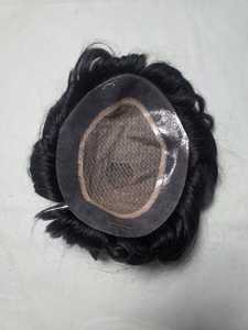 Perruque Toupee Miraje Model Taz Hair BD en Cheveux Humains Indiens Remy avec Ondulations Profondes et Ondulations Souples, Base en Dentelle et PU, 40-80g - Product Image 6