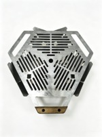 Petit barbecue portable simplifié au charbon de bois pour jardin, foyer extérieur, grille de cuisson, vente en gros