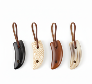 Bouton à bascule en corne polie naturelle et écologique, fermeture en corne de buffle faite à la main en gros pour accessoires vestimentaires - Product Image 6