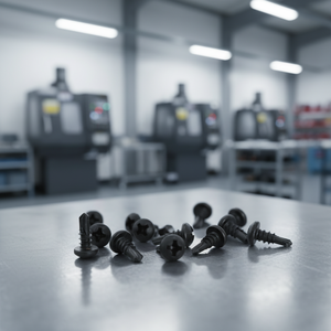 PDC 11 Tornillo de cabeza plana de acero al carbono recubierto de negro con punta de taladro Phillips, grado 4.8/6.8 DIN/ISO 3.5-4.8mm - Product Image 1