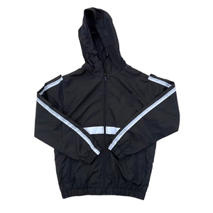 Survêtement coupe-vent d'hiver personnalisé pour homme adulte, léger, 100 % nylon, avec cordon de serrage, poches latérales, OEM/ODM, marque privée - Product Image 3