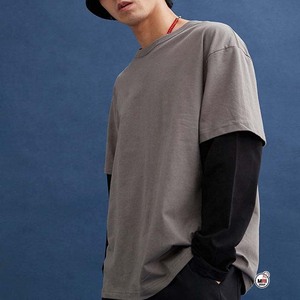 เสื้อยืดแพ็คคู่ขายส่ง รับทำโลโก้ ผ้าฝ้าย 100% เสื้อยืดเปล่า รับผลิตเสื้อผ้าแบรนด์ส่วนตัว สำหรับผู้ชายและผู้หญิง - Product Image 4