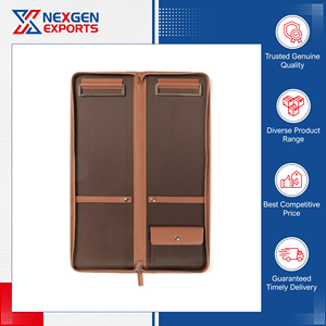 Estuche para Corbatas de Cuero Personalizado al por Mayor, de Estilo Moderno y Lujoso, de Calidad Genuina, con Cierre, del Exportador Indio de Confianza - Product Image 3