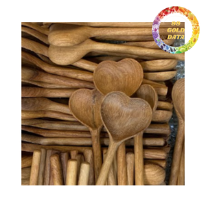 Cuchara de Madera Hecha a Mano para Café, Postre, Miel, Té, Natural, Ecológica, Accesorios de Cocina y Comedor - Product Image 2