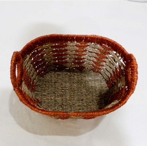 Cesta Organizadora de Juguetes y Ropa de Fibra Natural de Seagrass con Asas Integradas - Product Image 2