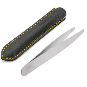 MAHFOOZ INSTRUMENTS Pince à épiler professionnelle inclinée en acier inoxydable de 100 mm, personnalisée, confortable et de qualité supérieure - Product Image 1