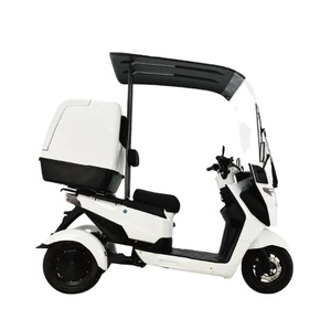 Nuevo Triciclo Eléctrico de Carga con Doble Batería de Litio de 72V20ah, Manillar de Plástico, Velocidad de 45km/H, 3 Años de Garantía, OEM ODM - Product Image 4