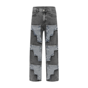 Pantalones Vaqueros de Mezclilla Premium para Hombre, Jeans de Mezclilla de Algodón de Alta Calidad con Logotipo Personalizado, Servicio OEM, Fabricante de Marca Privada, Venta al por Mayor - Product Image 1