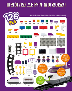 Juego de Bloques de Construcción de Estación de Tren de Plástico OXFORD para Niños Pequeños con Figuras y Caja de Almacenamiento para Juego de Imitación Preescolar, Edad +3 años - Product Image 5