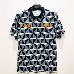 Camiseta de Fútbol de Alto Rendimiento, Manga Corta, Estampada, de Malla de Secado Rápido, Ajuste Cómodo, para Entrenamiento y Partido - Product Image 1