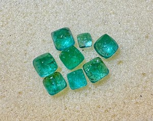 Piedras preciosas de esmeralda natural de Zambia, piedras sueltas verdes para la fabricación de joyas, anillos, colgantes, pendientes, piedra de alta calidad - Product Image 5