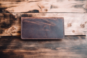 Porte-cartes long en cuir véritable personnalisé de haute qualité pour homme, portefeuille long en cuir multi-compartiments, design fin pour homme - Product Image 4