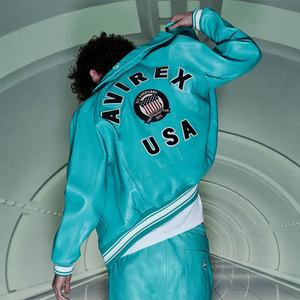 New Design Custom Clothing Fashionable <b>Men</b> Avirex <b>Jackets</b> / Wholesale Best Quality <b>Light</b> Weight <b>Men</b> Leather Avirex <b>Jackets</b> - Product Image 5