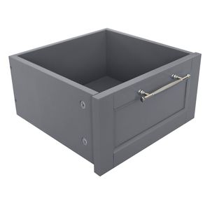 Mobiletto Contemporaneo Grigio YJ con Anta Singola e Cassetto, Design Cinese, Spedizione Gratuita - Product Image 5